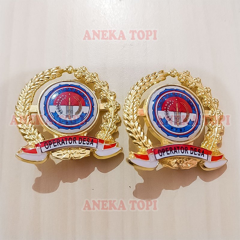 Pin Operator Desa PPDI Pin Logo PPDI Operator Desa Padi Kapas - Aneka Topi