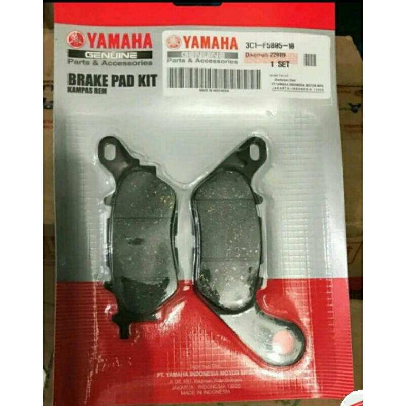 Discpad kampas rem depan Mio sporty, Mio GT, X-Ride, Mio J original