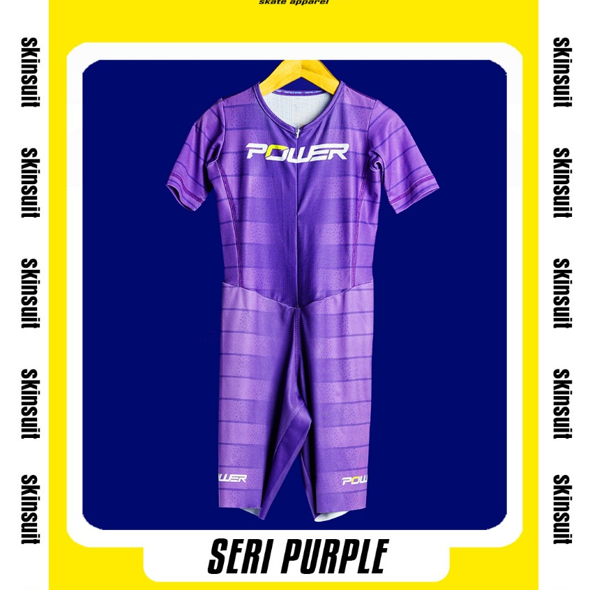 Jersey Sepatu Roda Anak Skinsuit Inline Skate Power Apparel