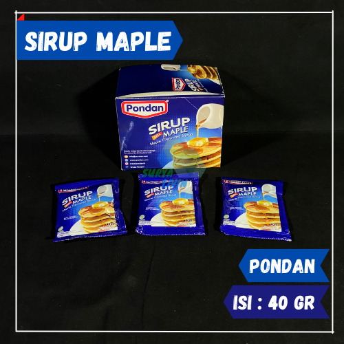 

Pondan Maple Sirup isi 40 ml / Maple Syrup / Sirup instan