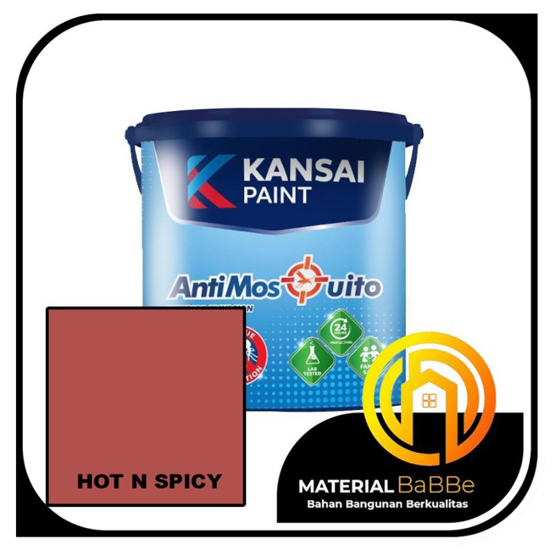 Kansai Paint Anti Mosquito Hot n Spicy 2,5 Liter | Cat Dinding Dalam Anti Nyamuk