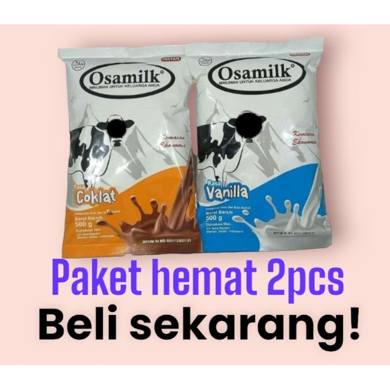 

OSAMILK susu sapi tinggi protein kemasan 1kg