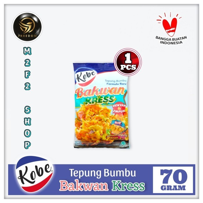 

Kobe Tepung Bumbu Bakwan Kress - 70 gr (Kemasan Satuan)