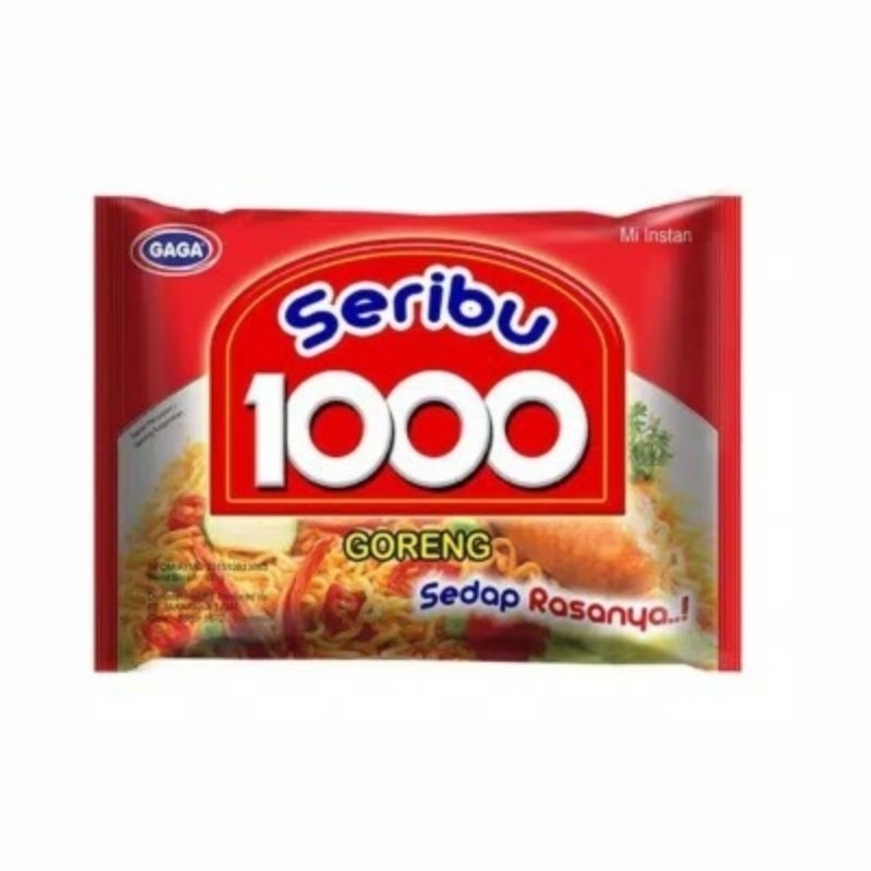 

Mie Gaga 1000 Goreng Netto 50gr