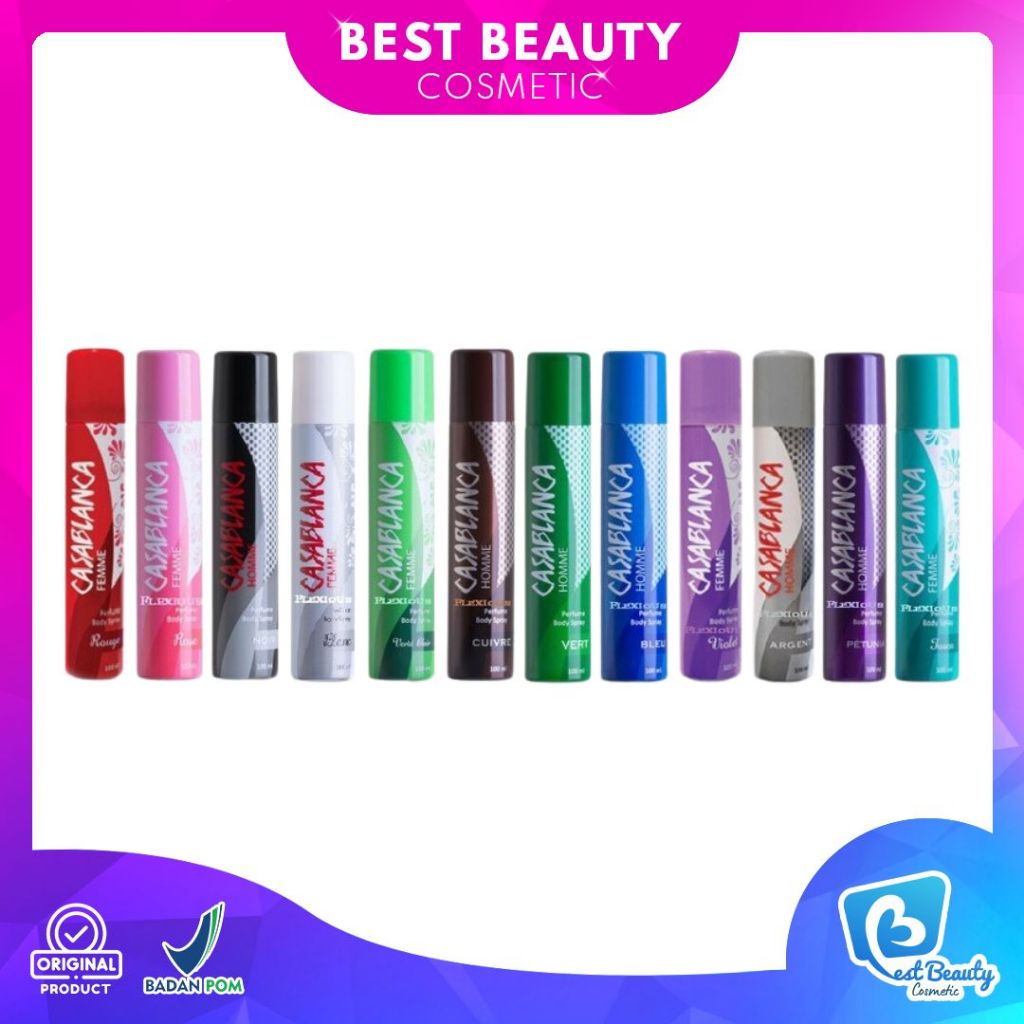 CASABLANCA PERFUME BODY SPRAY SERIES | Casablanca Femme Body Spray 65ml | Casablanca Perfume Body Sp