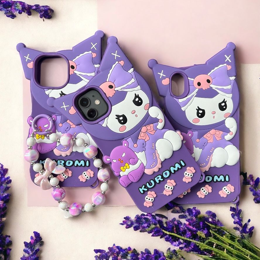 Soft Case Kuromi Silicon Premium Untuk Iphone X XR XS 11 12 13 14 15