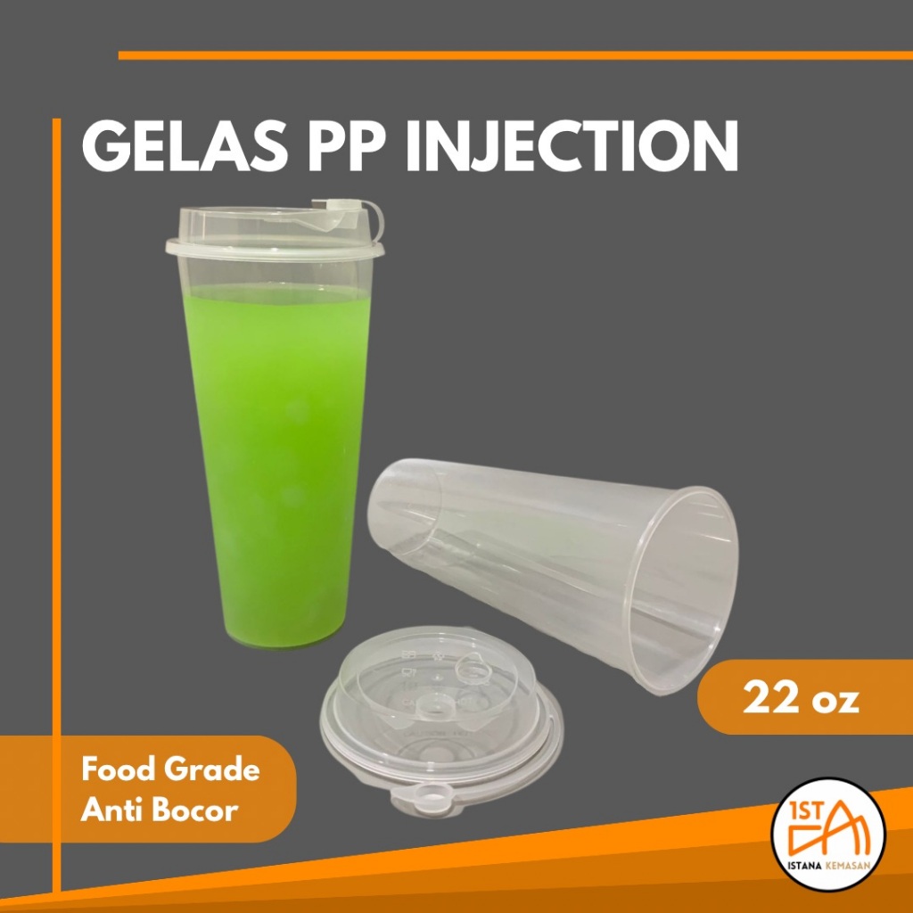 Gelas Cup Thinwall PP Injection 22 oz / 700 ml
