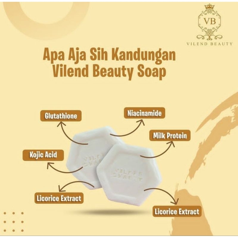 10PCS, VILEND BEAUTY SOAP