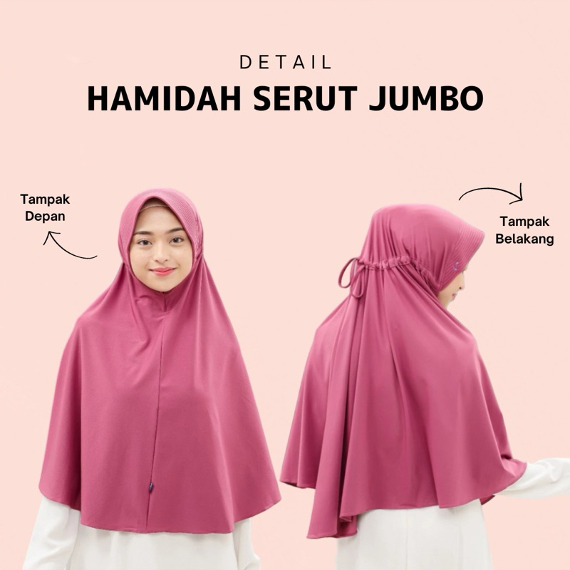 ( HAMIDAH SERUT JUMBO ) BERGO HAMIDAH SERUT JUMBO JILBAB SERUT JUMBO