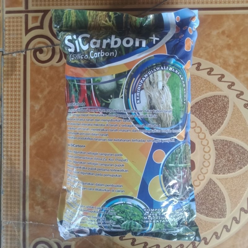 Pupuk SICARBON + micro silika 1KG penyubur akar tanaman pupuk SiCarbon+ ( silica carbon ) 1KG pupuk 