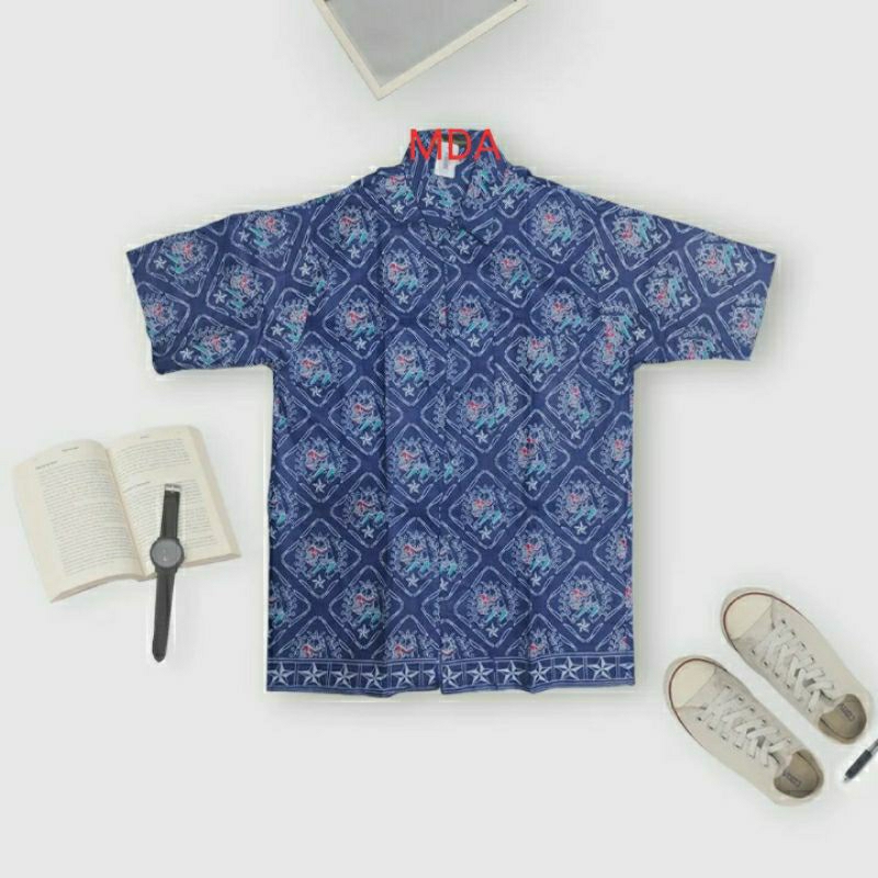 baju batik SMP negeri depok pendek