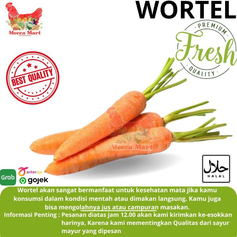 

WORTEL FRESH - SAYURAN FRESH