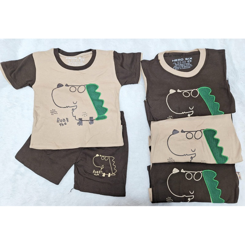 KAOS DINO OBLONG ANAK LAKI-LAKI 1-2TAHUN
