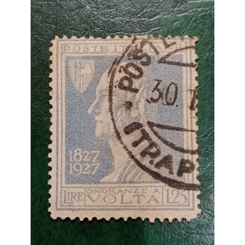 

Prangko Italia 1,25 Lire Volta Tahun 1927 USED