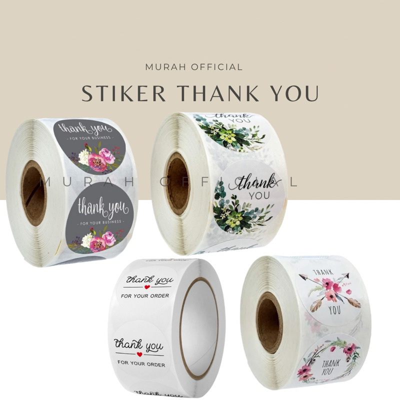 

Kode : C PROMO MEGA SALE Sticker Thank You Roll Isi 500Pcs Self Adhesive Seal Label Roll Sticker Thank You 2.5 cm Stiker Ucapan Terimakasih Bulat Tempel Segel Order Packing Motif Bunga Love Serbaguna