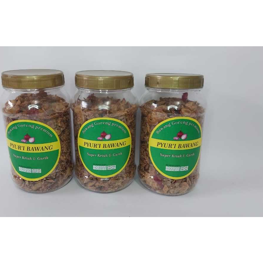 

Bawang Goreng Grade A 150 Gram (dapat 3 toples)