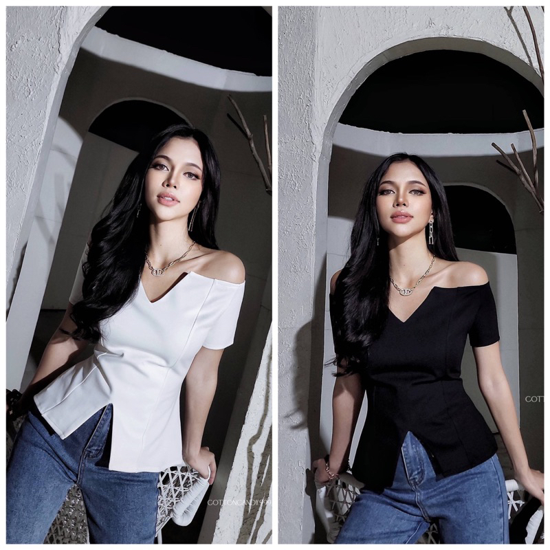 baju cotton candy/atasan cotton candy bangkok/ baju wanita import bangkok/blouse wanita import/atasa