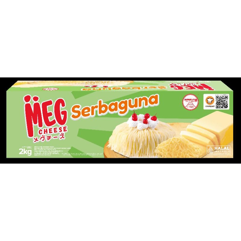 

meg keju cheddar kemasan box 2kg