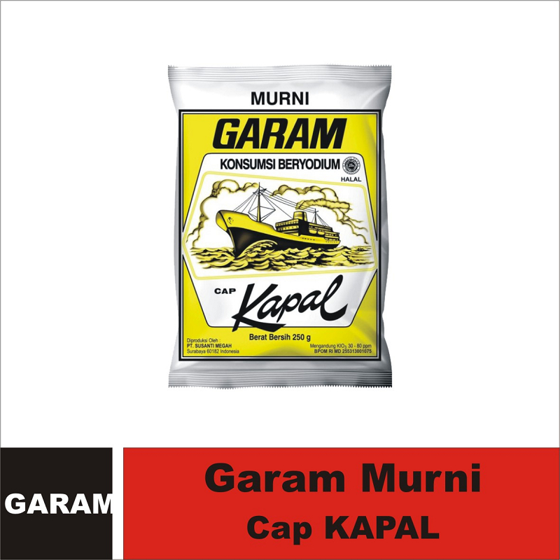 

Garam beryodiyum cap kapal 250 gram