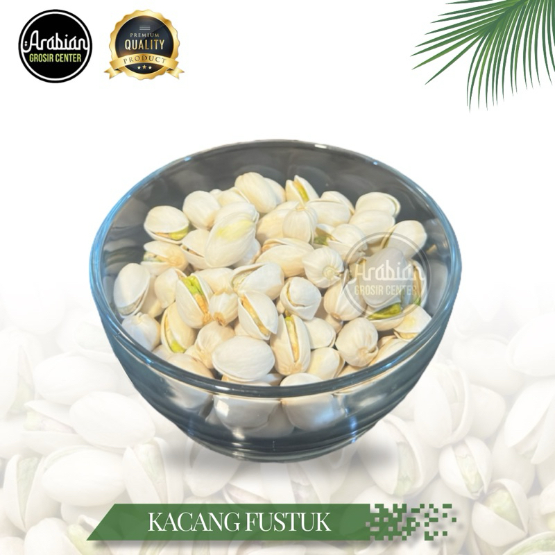 

Kacang Fustuk Pistachio 1 kg Kacang khas Arab Kulit Putih Pistacio 500gram Panggang oleh oleh haji