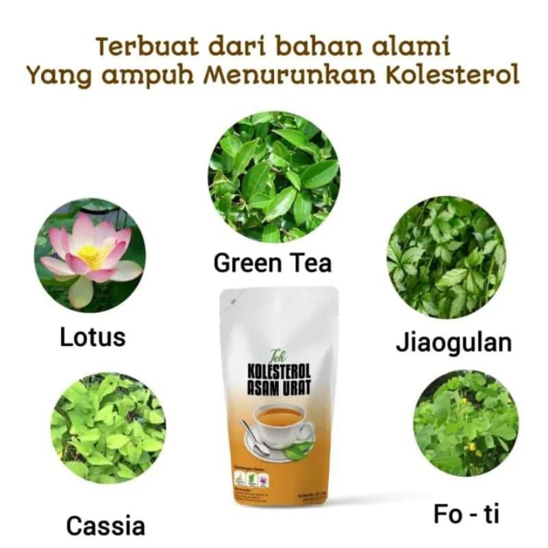 

TEH KOLESTEROL ASAM URAT Beli 5 gratis 1!! Teh RacikHerbal Ramuan Cina