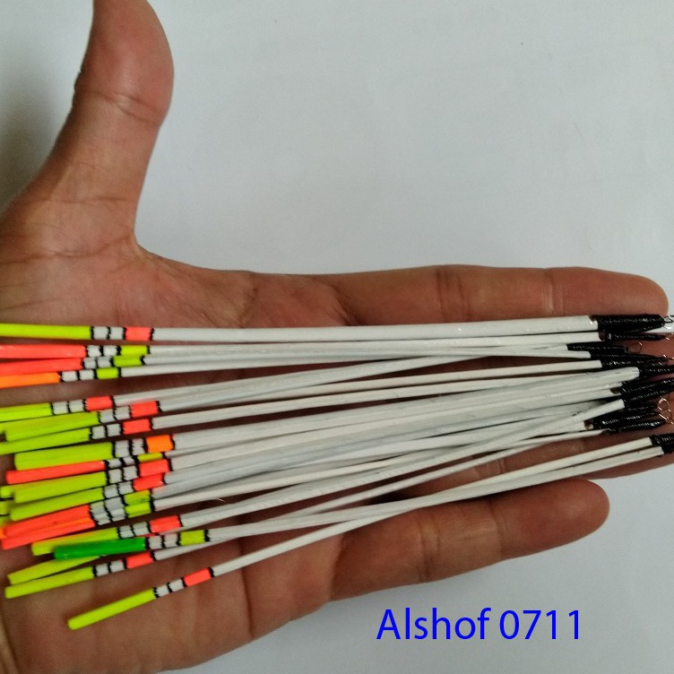 Kualitas Terkini  Pelampung kumbul bulu merak 1 buah atau 1 biji panjang 15cm kurus Terbaik terlaris