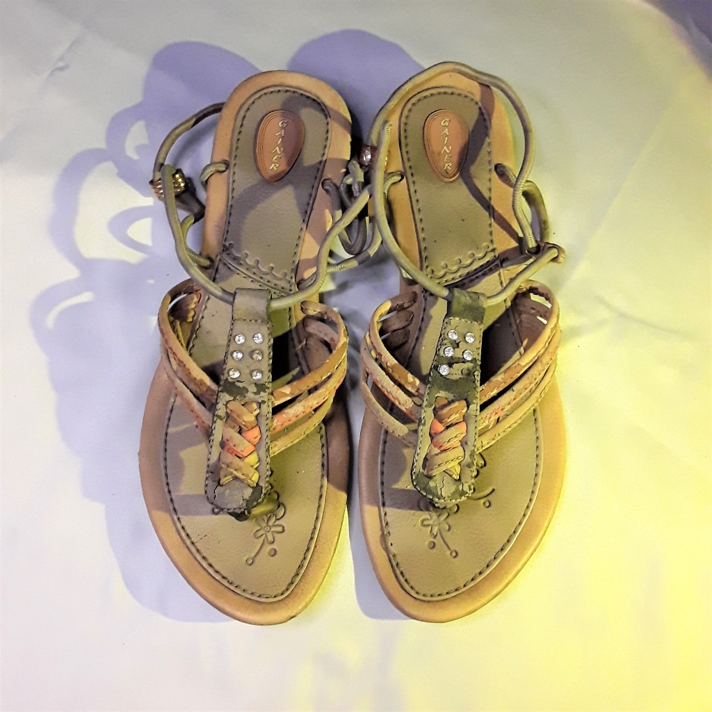 GAINER COMPLEX ROPE SANDAL WITH 6-POINTS DIAMOND 38