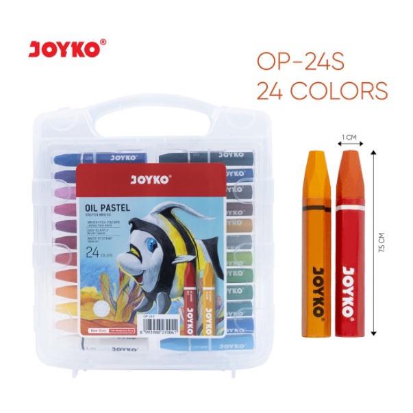 

MANTAP Crayon 24 warna Titi JOYKO oil pastel