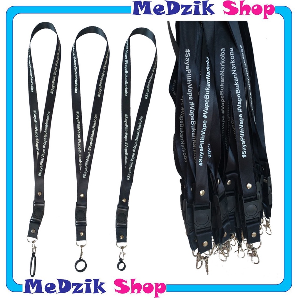 

SUPER Lanyard Tali Gantungan Plus Karet O Ring ukuran 13mm 2mm 4mm