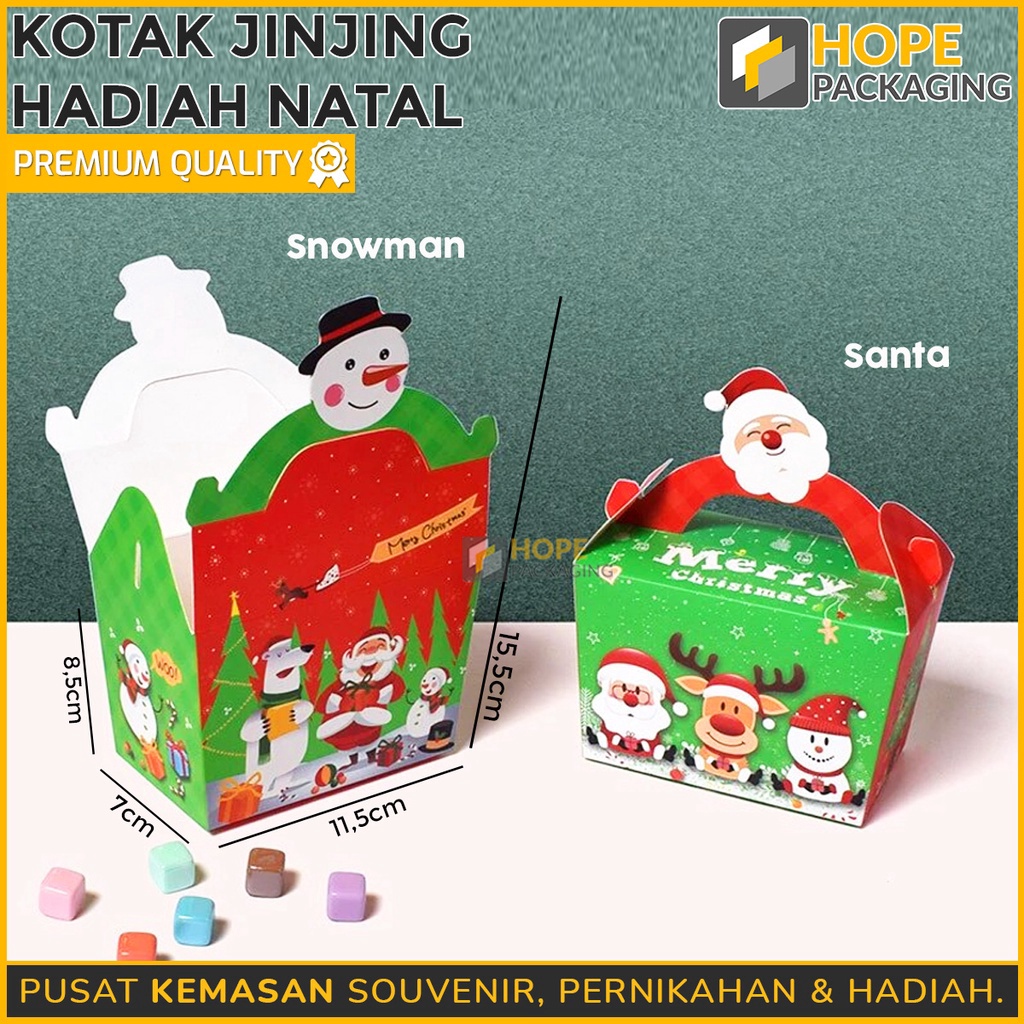 

CEPAT Gift Box Natal Kotak Hadiah Natal Box Kue Natal Kotak Hampers Kotak Souvenir Natal Box Bingkisan Snack Gift Box PermenCoklat