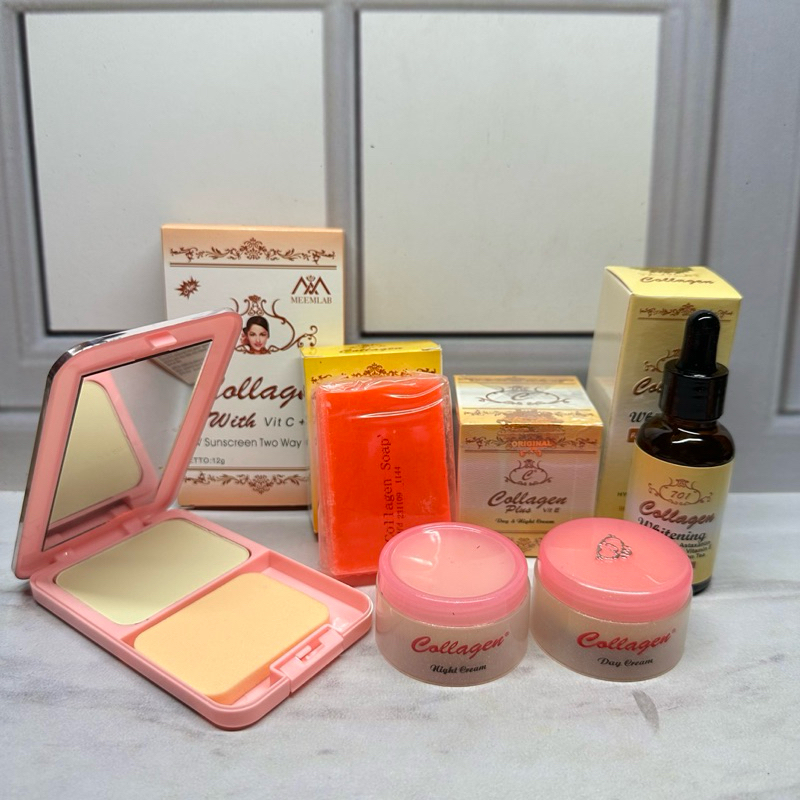 PAKET LENGKAP CREAM COLLAGEN 6in1 + BEDAK