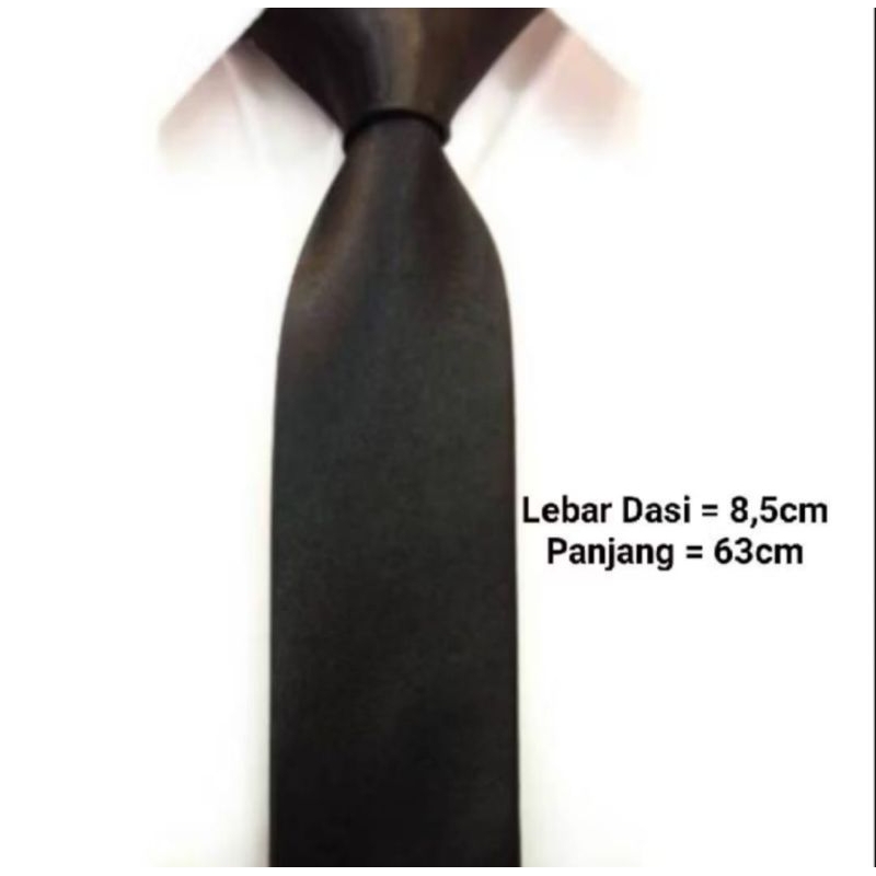 DASI HITAM POLOS PANJANG 140CM LEBAR 8CM