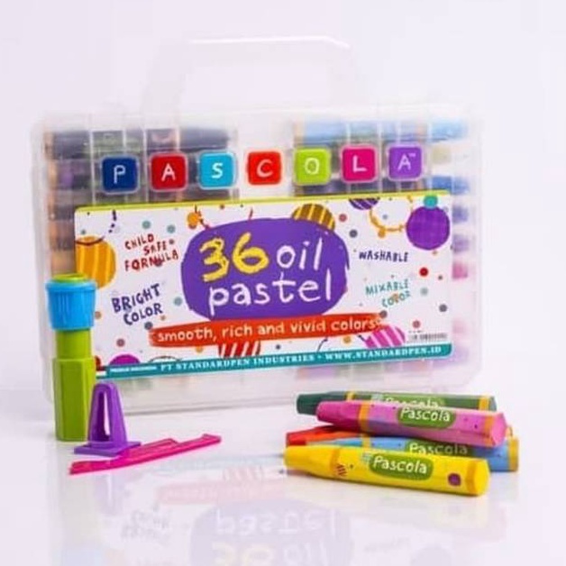 

SERBA SERBI Crayon Pascola oil pastel 36 warna