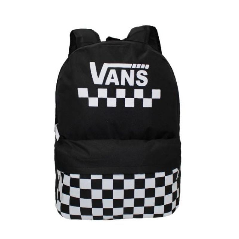 Tas Ransel Punggung Sekolah Vans Catur - Backpack Pria Wanita