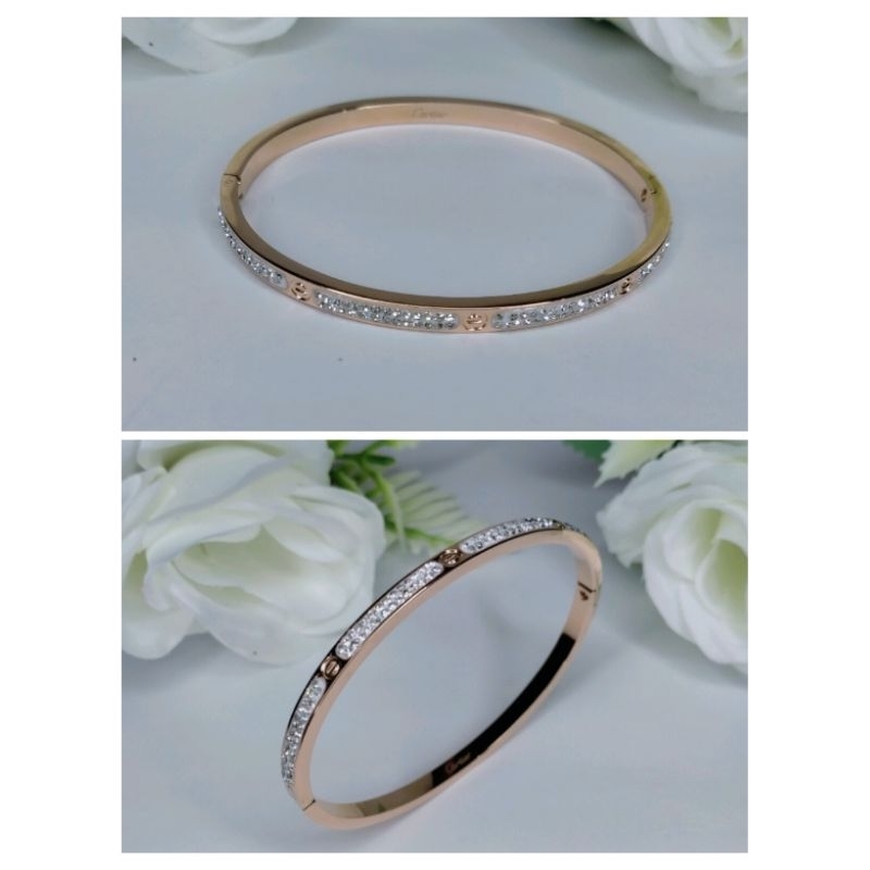 GELANG TITANIUM/STAINLESS STEEL CARTIER MATA