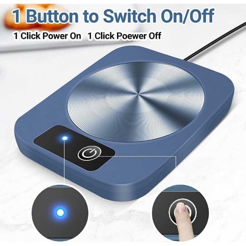 Tatakan Pemanas Gelas Coffee Cup Warmer Heating Pad Coaster PURRINI WJ-NB03