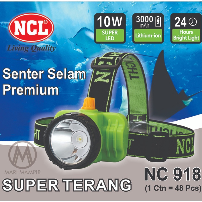 Free Packing  Senter Kepala Selam NC918 1W