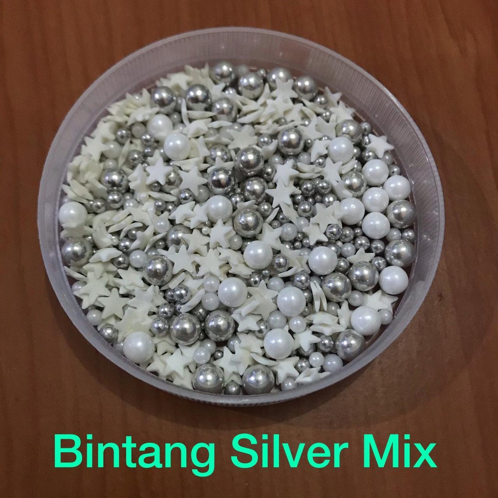 

Sprinkles Pearls Hearts Stars Mermaid Unicorn Mix - Dekorasi Hiasan Kue - Cake Decoration 10gr