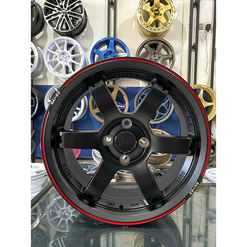 Velg Mobil Hsr Ring 15 Pcd 4X100 Single Pcd Lebar 6.5 Offset 42