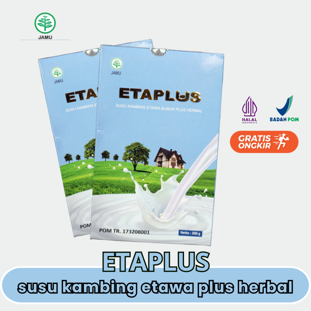 

ETAPLUS | SUSU BUBUK KAMBING ETAWA PLUS HERBAL| SUSU HERBAL PELANCAR ASI ORIGINAL BPOM