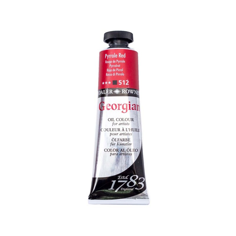 

Daler-Rowney Georgian Oil Cat Minyak 38ml Pyrrole Red