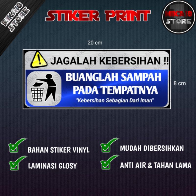 

STIKER PRINT JAGALAH KEBERSIHAN