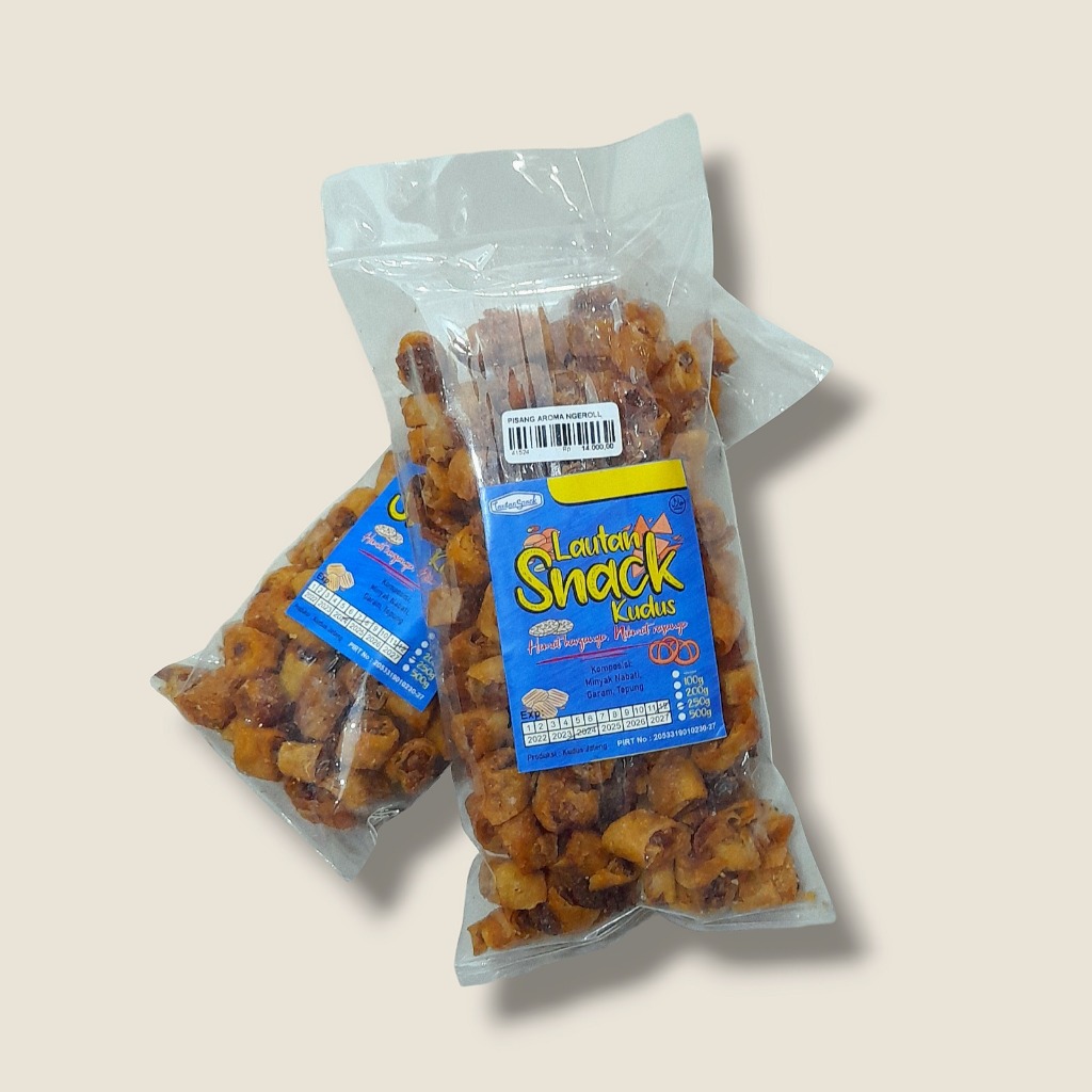 

Lautan Snack | Pisang Aroma Roll 250 gram Enak Manis Renyah