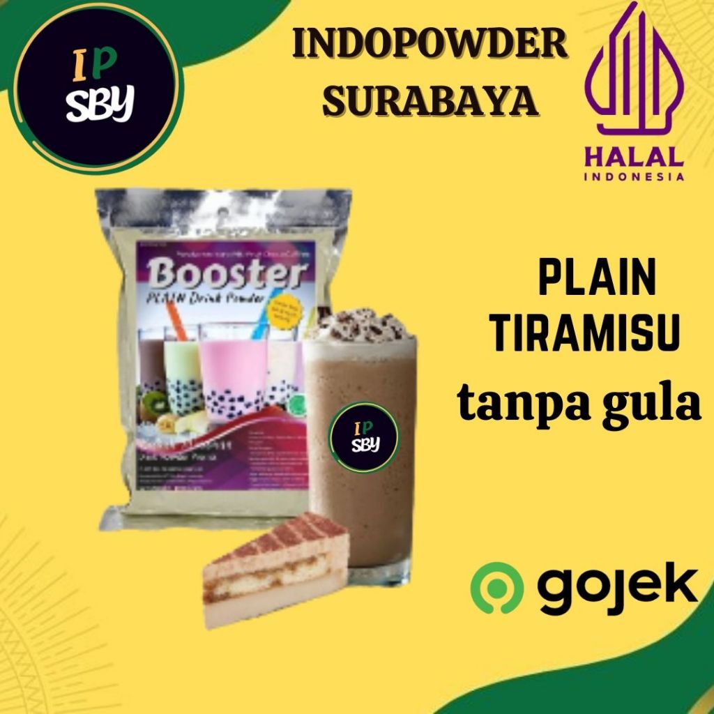 

IDPSBY | PLAIN Bubuk Minuman TIRAMISU 1KG | Powder TIRAMISU 1KG | Indopowder Booster TANPA GULA