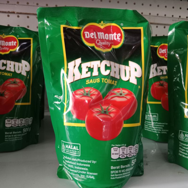 

Saus Tomat Delmonte 500gr Pouch