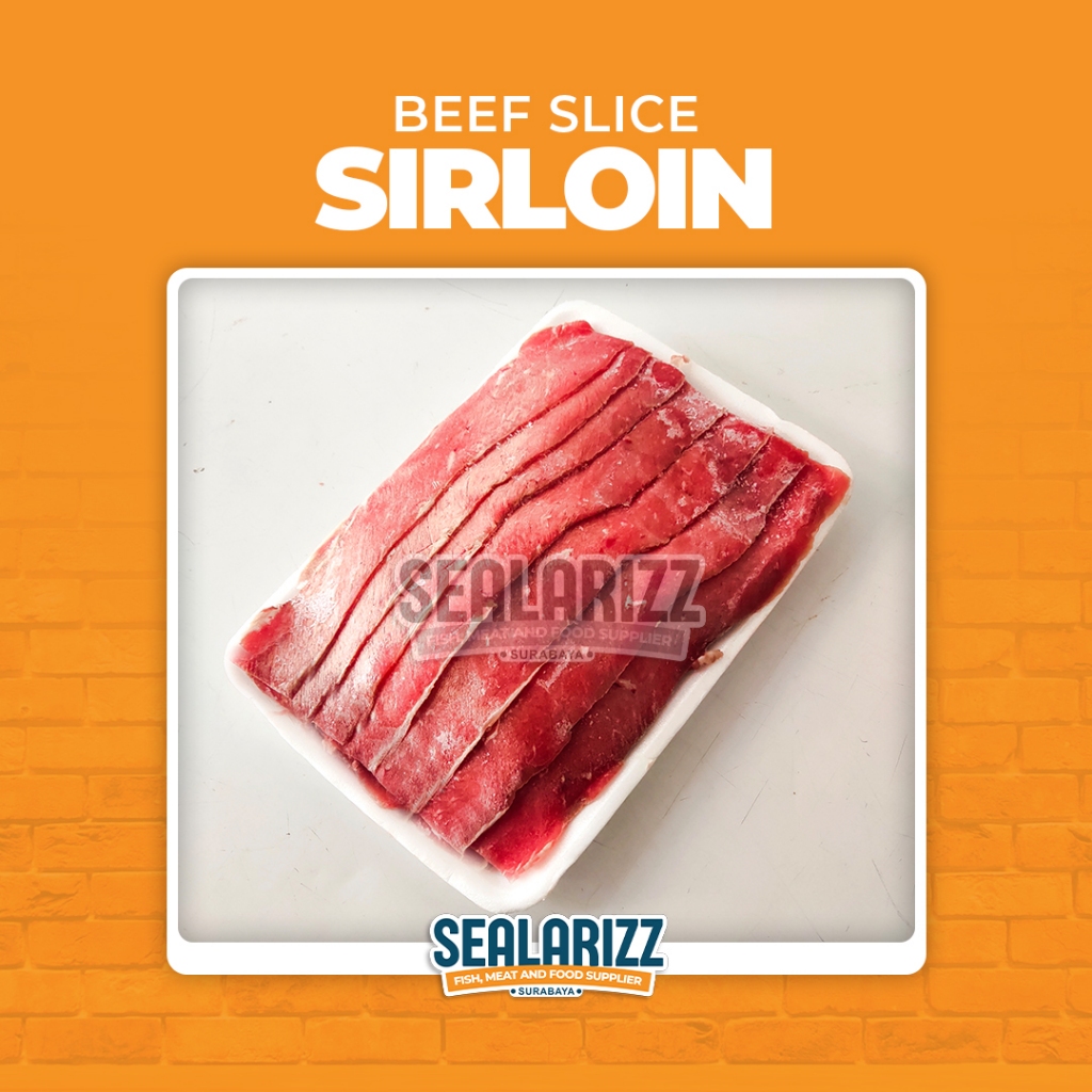 

Beef Slice Sirloin / Beef Slice Sirloin 500 Gram / Daging Has / Beef / Daging Slice / Beef Slice