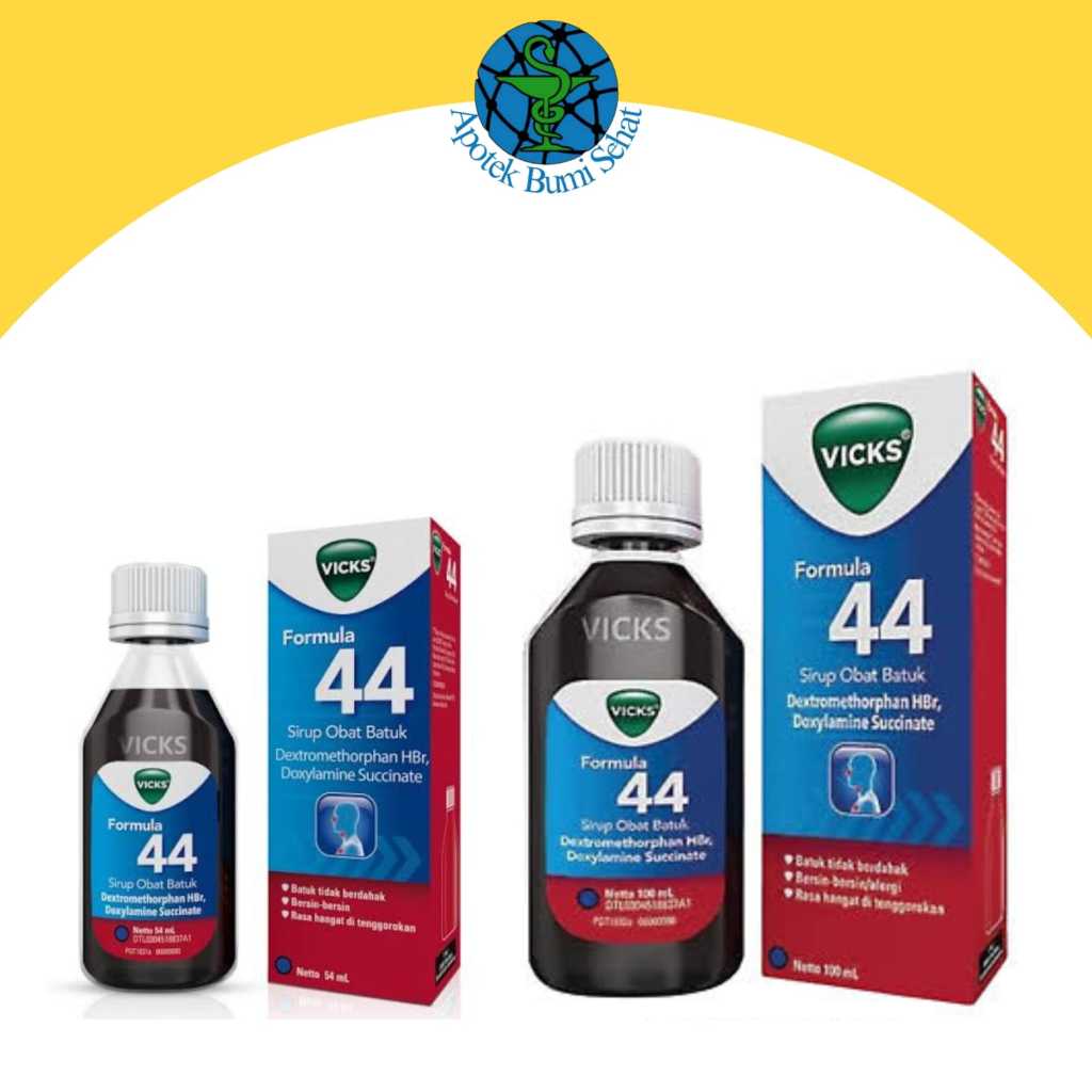 VICKS FORMULA 44 sirup obat batuk