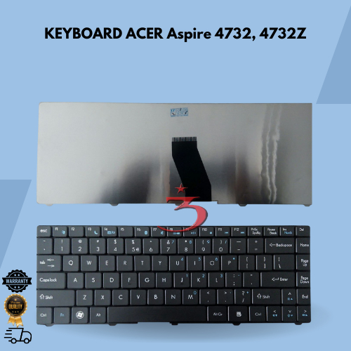 Keyboard Acer 4732. 4732z. Hitam