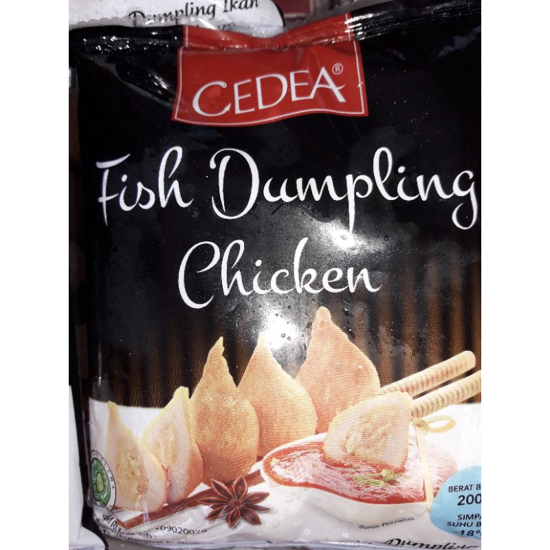 

fish dumpling chicken cedea 200 gram