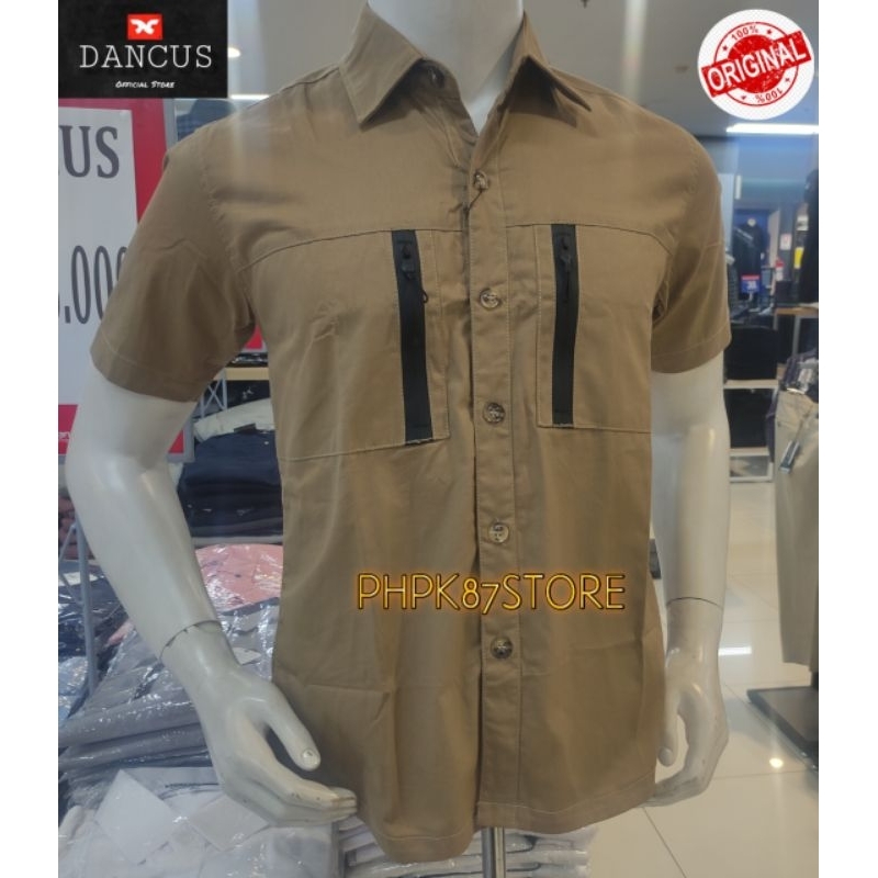 Dancus kemeja pendek pria original premium